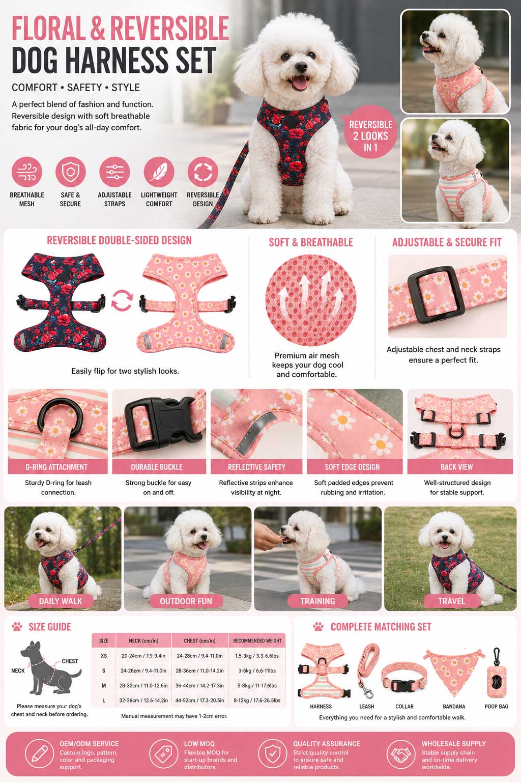Custom-Floral-Reversible-Soft-Mesh-Dog-Harness-Set-with-Adjustable-Straps.jpg